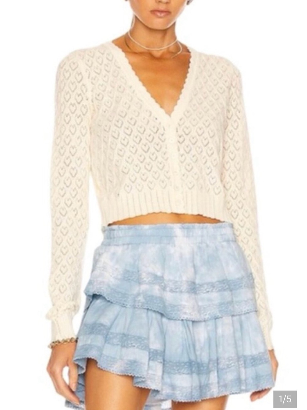 LoveShackFancy Janie Cotton cardigan